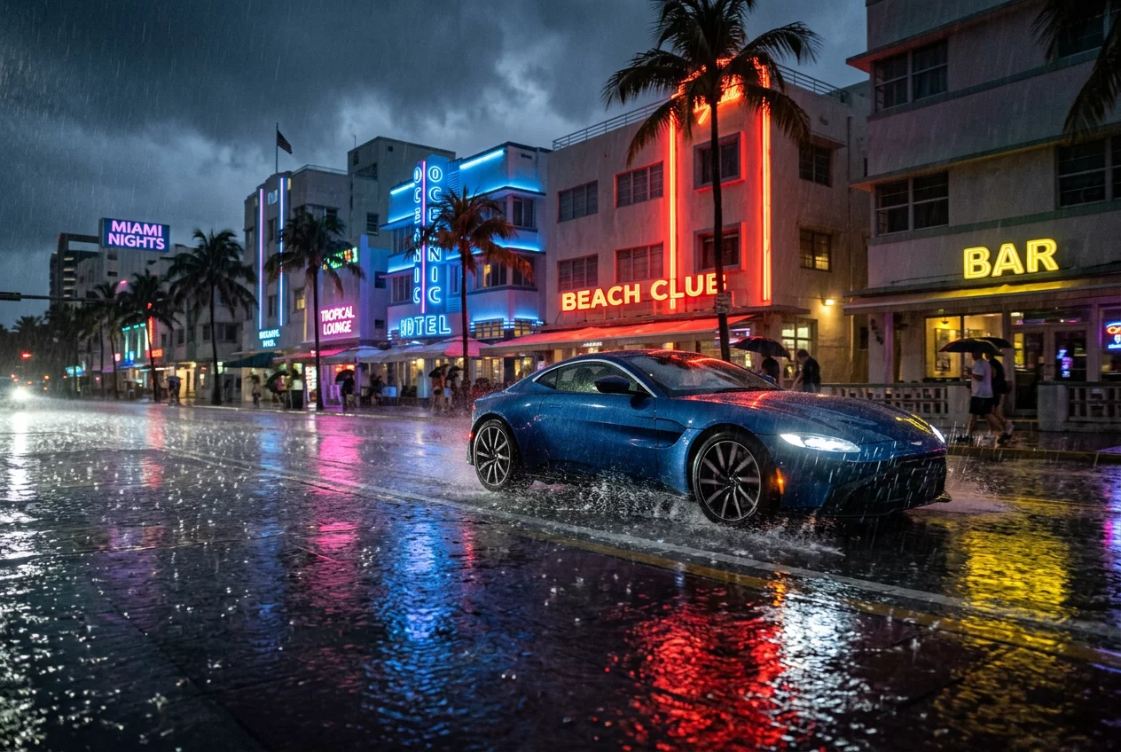 Conduite sous la pluie